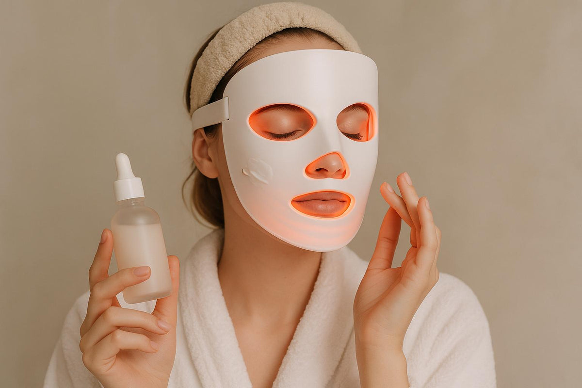 Máscara Facial LED 7 Modos | Cuidado de la Piel en Casa