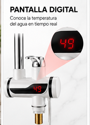 Grifo Eléctrico Instantáneo 110V | Agua Caliente al Instante para Cocina y Baño