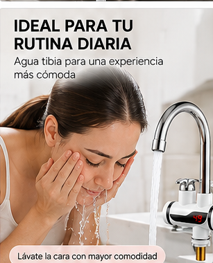 Grifo Eléctrico Instantáneo 110V | Agua Caliente al Instante para Cocina y Baño